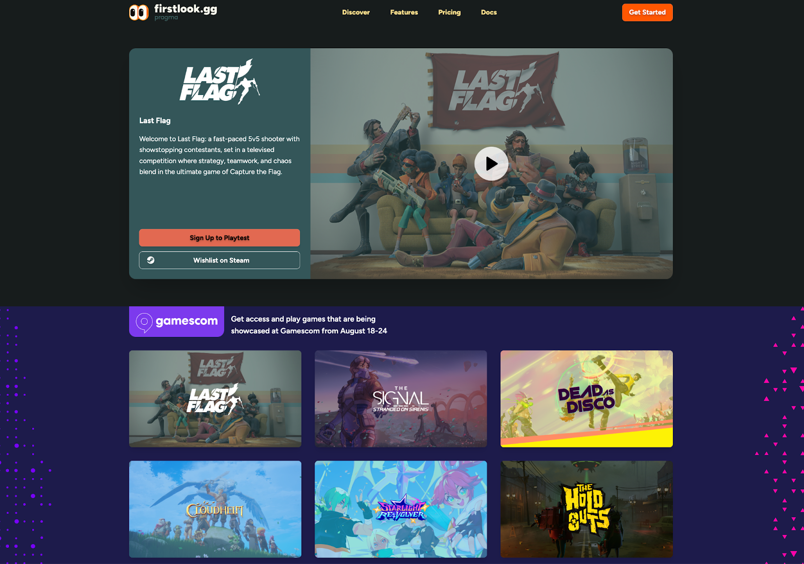 FirstLook Discover Page