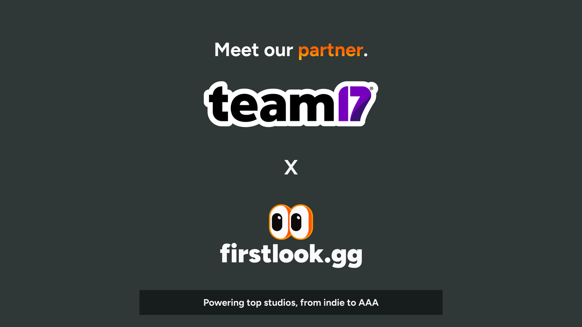 Team17 partners with FirstLook as its exclusive playtesting platform